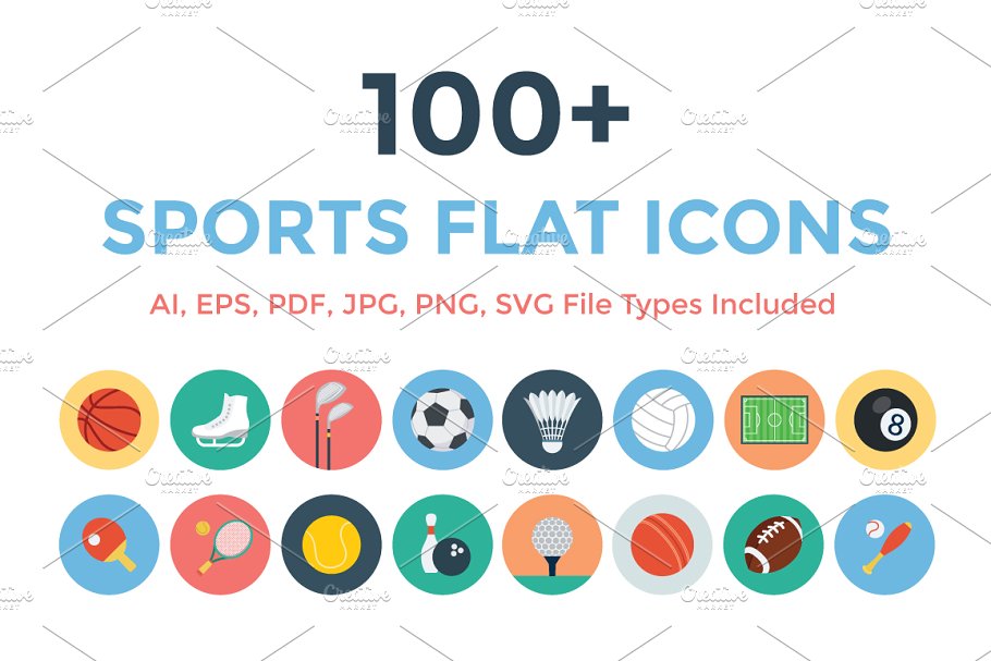 Download 100+ Sports Flat Icons