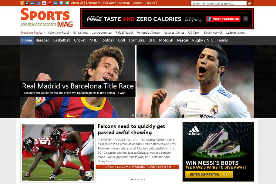Download SportsMag Sports Magazine WP Theme