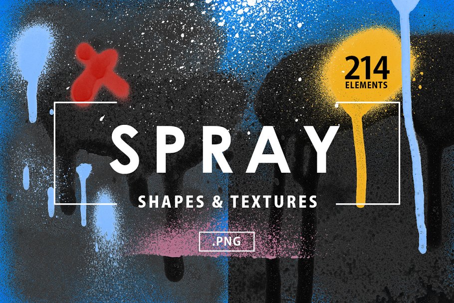 Download Spray Shapes & Textures