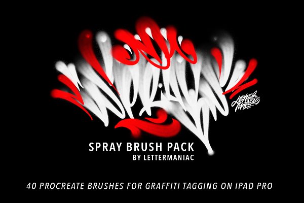 Download Spray brushes for Procreate app
