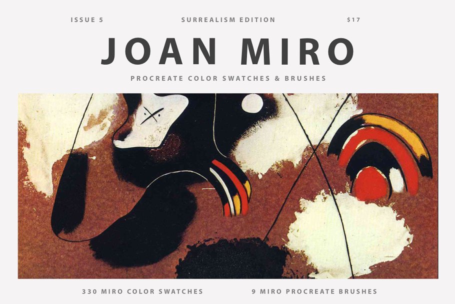 Download Joan Miro's Art Procreate Brushes