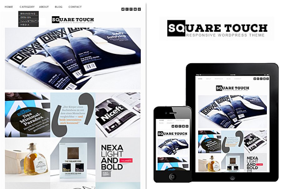 Download Square Touch Responsive WordPress