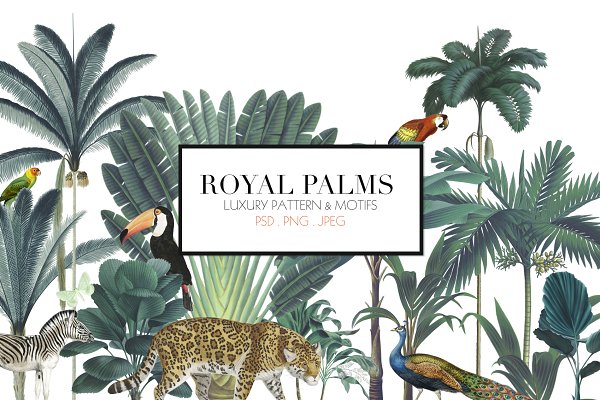 Download Royal Palms - Luxury Print