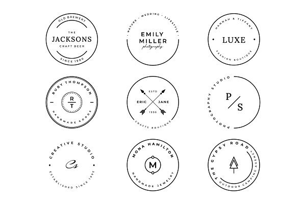 Download 9 Stamp Logo Collection