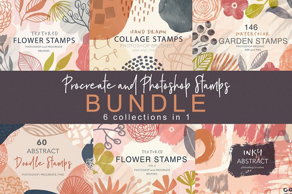 Download Procreate & PS Stamps Bundle