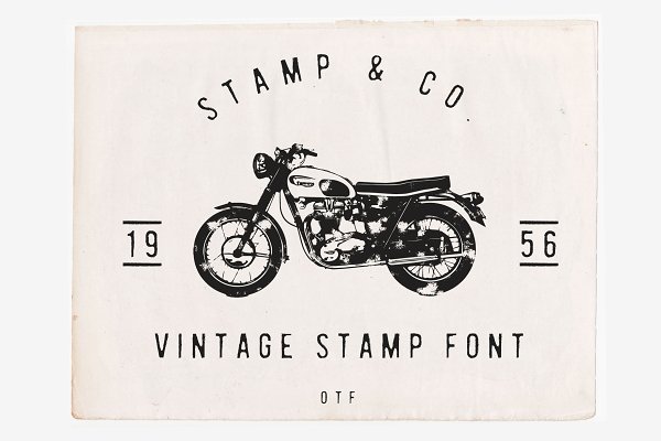 Download Stamp & Co - Vintage Stamp Font