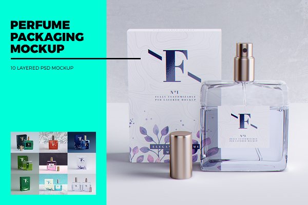 Download Perfume Packaging MockUp