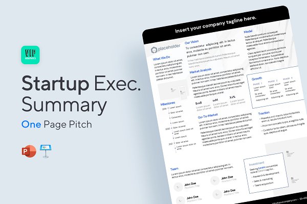 Download Startup Executive Summary (PPT/KEY)