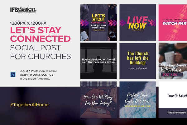 Download Stay Connected Social Church COVID