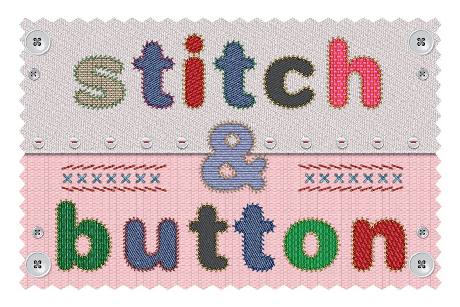 Download Stitches & Buttons Brush