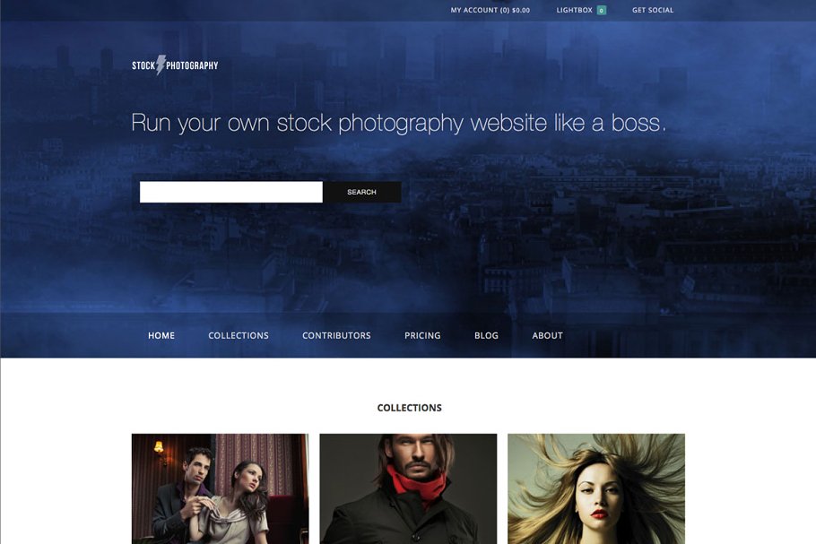 Download Stock Photography - eCommerce Theme