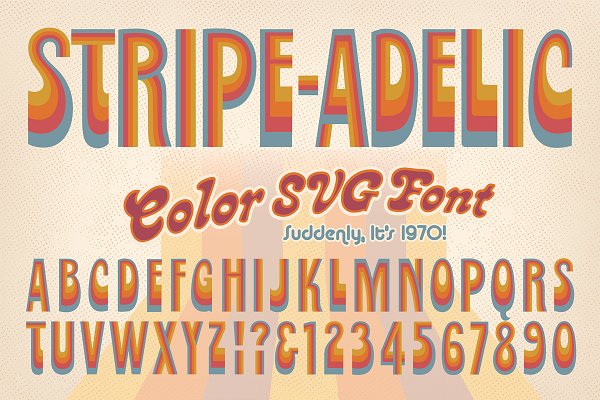 Download Stripe-adelic SVG Color Font