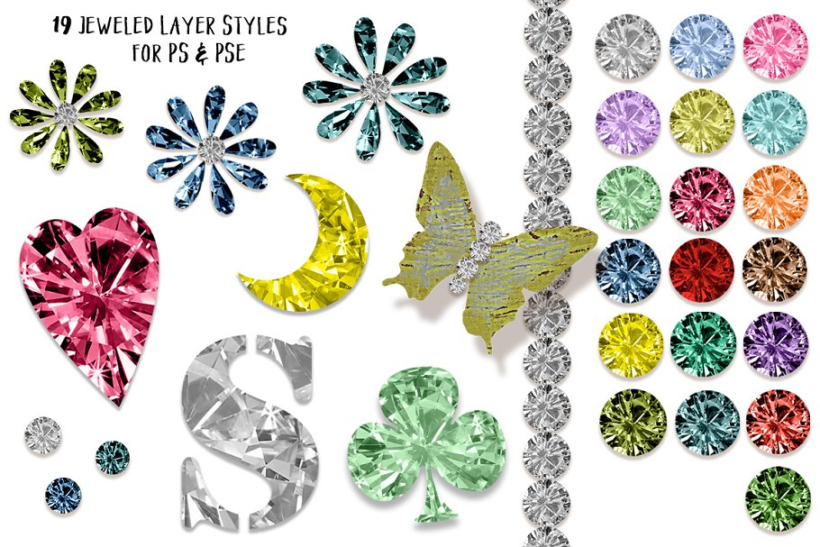 Download Jeweled Layer Styles