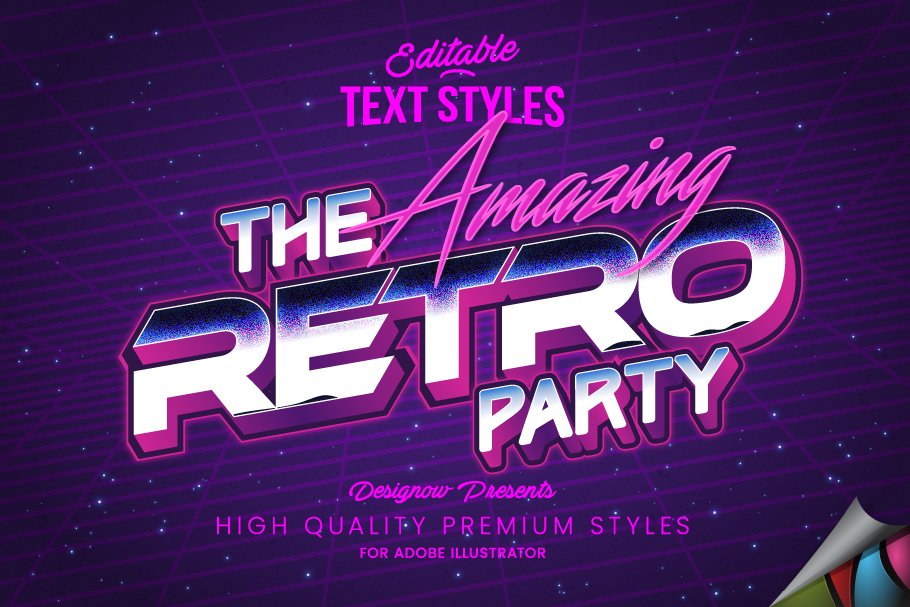Download Amazing Retro Text Style