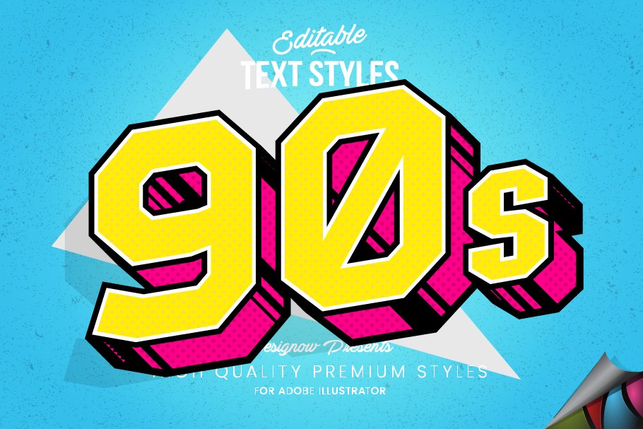 Download 90s Text Style