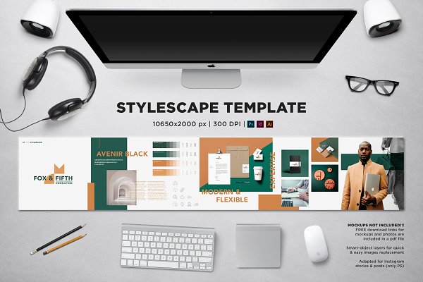 Download Stylescape / Moodboard Template