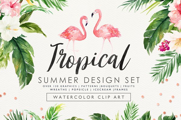 Download Summer Design Set-Tropical