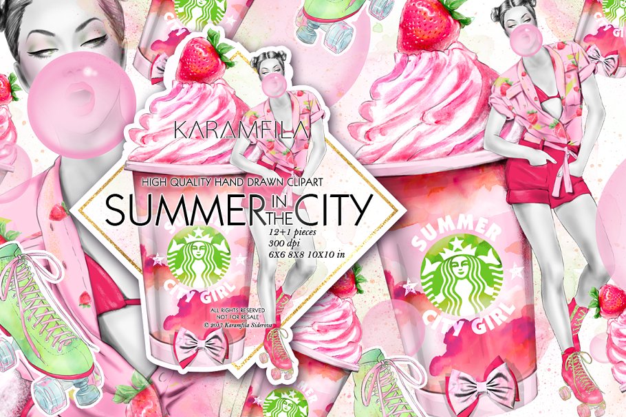 Download Summer in the City Clipart