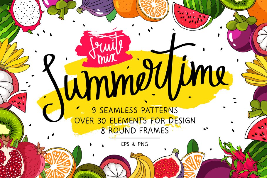 Download Summertime. Fruit Mix