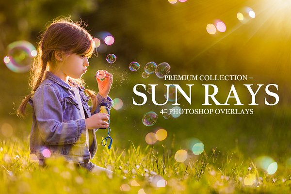 Download Sun Rays Photoshop Overlays
