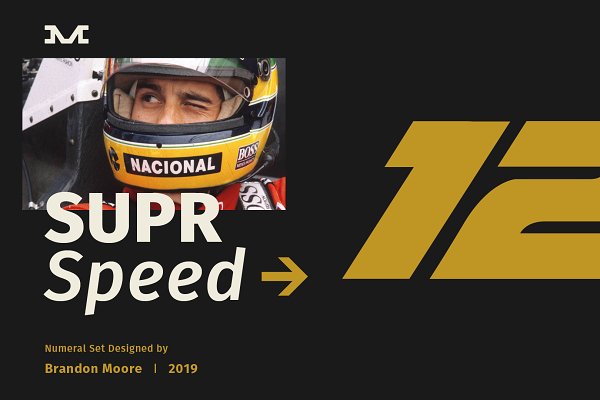 Download SUPR Speed Numeral Set