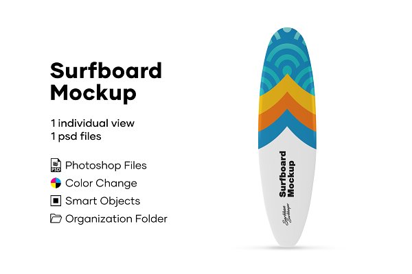 Download Surfboard Mockup