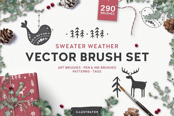 Download Sweater Weather Vector Brushes