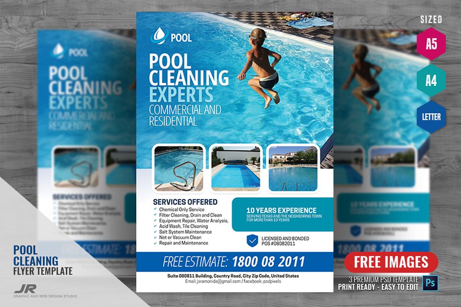 Download Swimming Pool Service Company Flyer