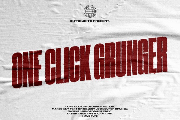 Download One Click Grunger – Photoshop Action