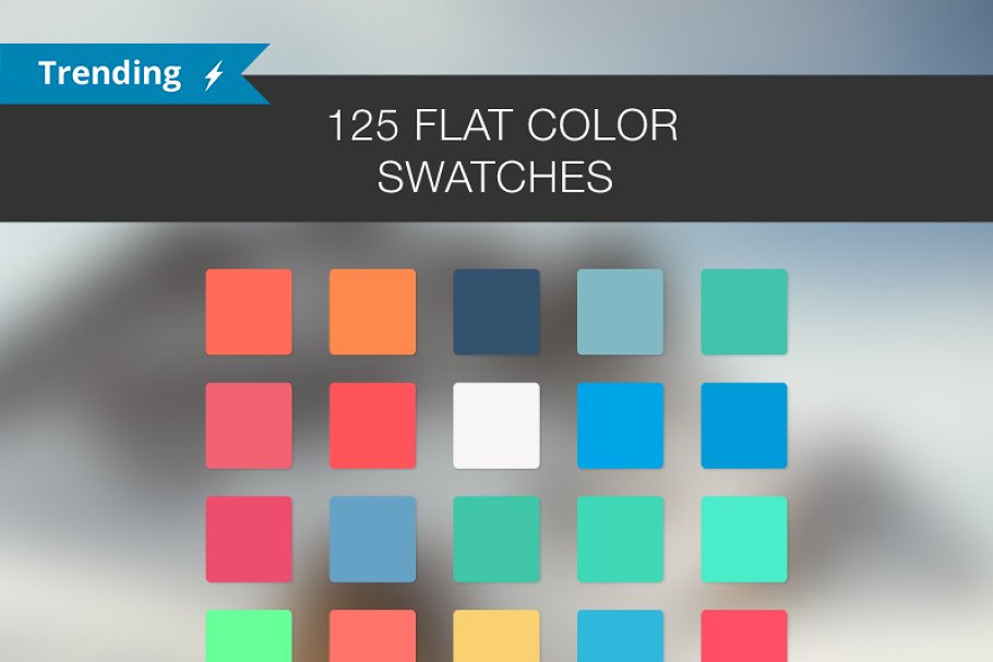 Download 125 Flat color Swatches