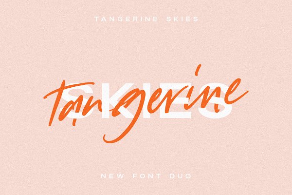 Download Tangerine Skies Font Duo