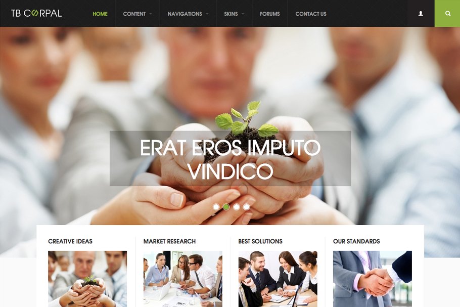 Download Business Drupal Theme TB Corpal