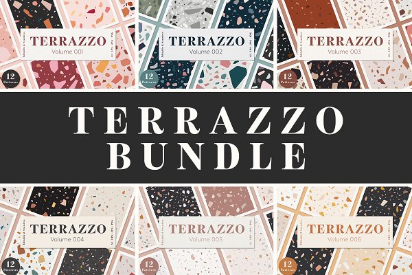 Download 60% Off: Terrazzo Pattern Bundle