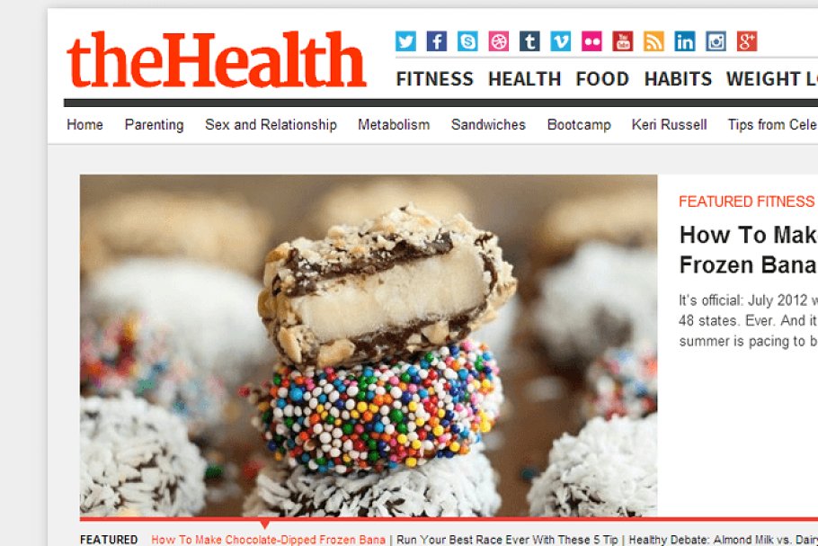 Download TheHealth - Health Magazine Theme