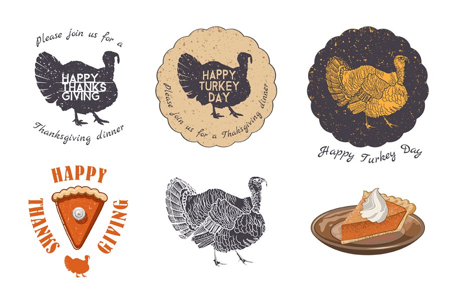 Download Thanksgiving Day design elements