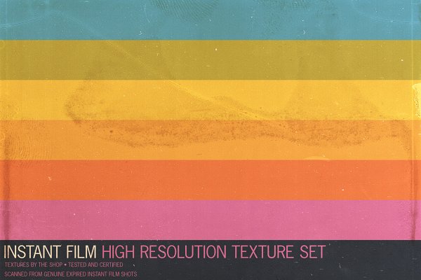 Download Expired instant film texture pack