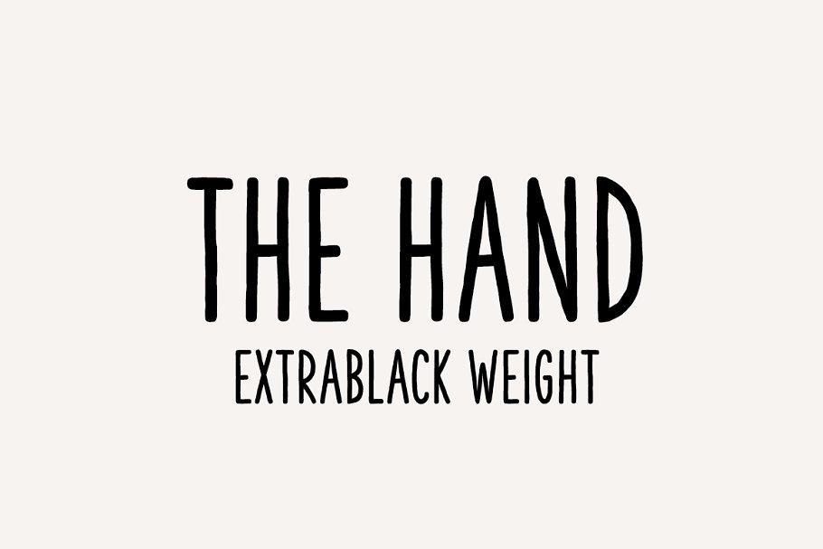 Download The Hand Font (Extrablack weight)