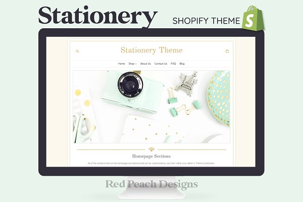 Download Stationery Feminine Shopify Theme