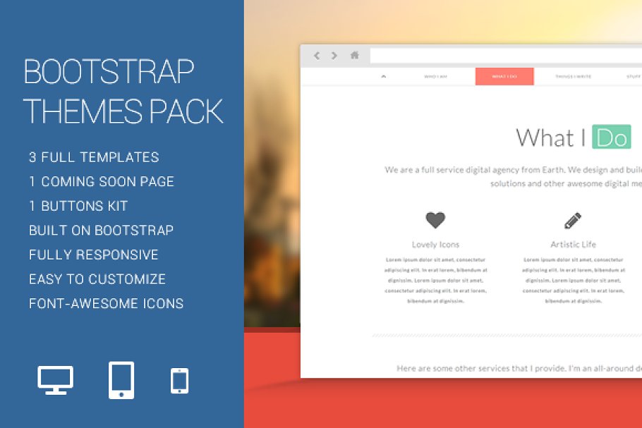 Download Bootstrap Themes Pack