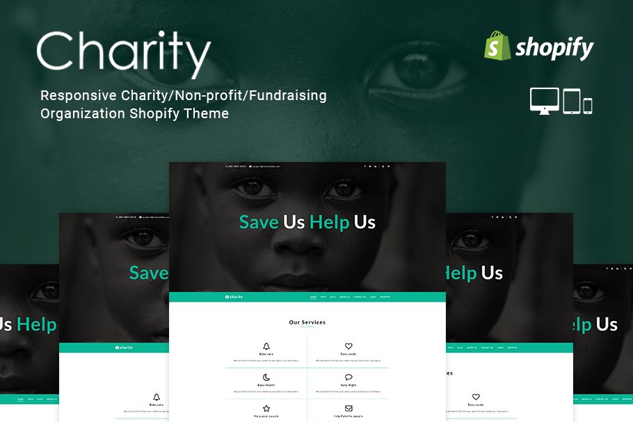 Download Charity Non-profit Shopify Theme