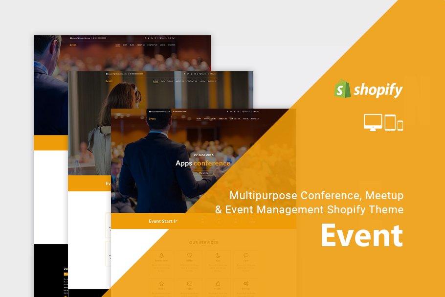 Download Event Management Shopify Theme