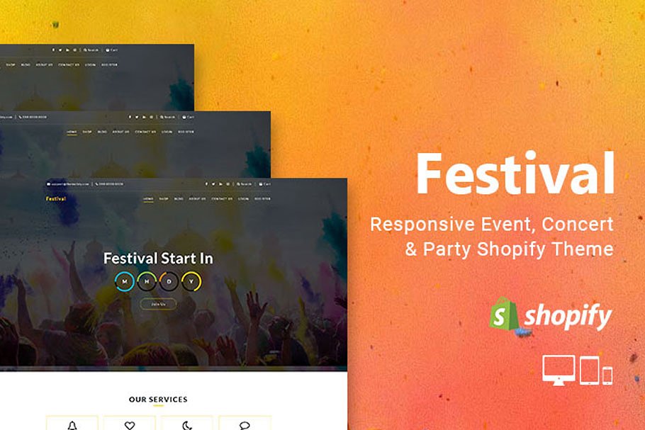 Download Festival - Section Shopify Theme