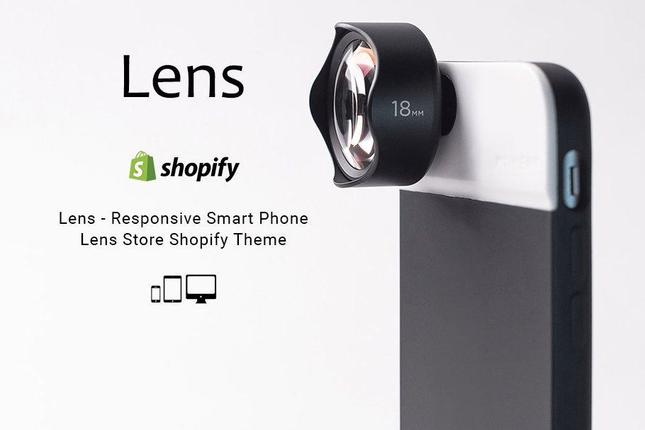 Download Lens Store Responsive Shopify Theme