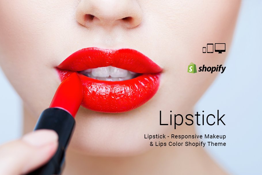 Download Lipstick Makeup Beauty Shopify Theme