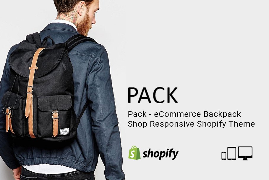 Download Pack – Backpack shop Shopify Theme