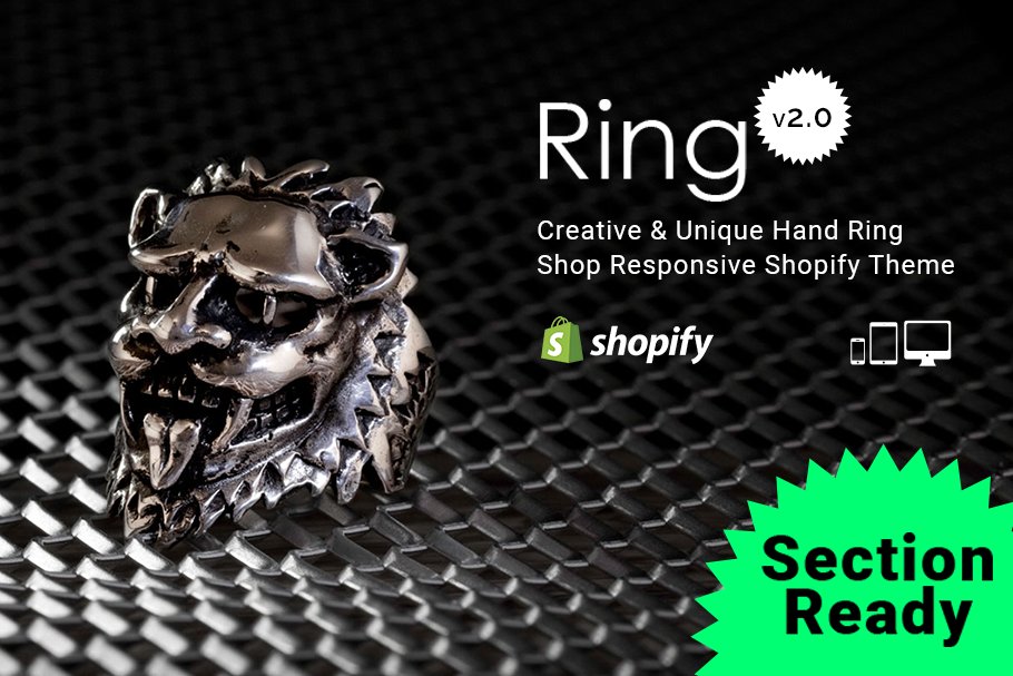 Download Ring Parallax Section Shopify Theme