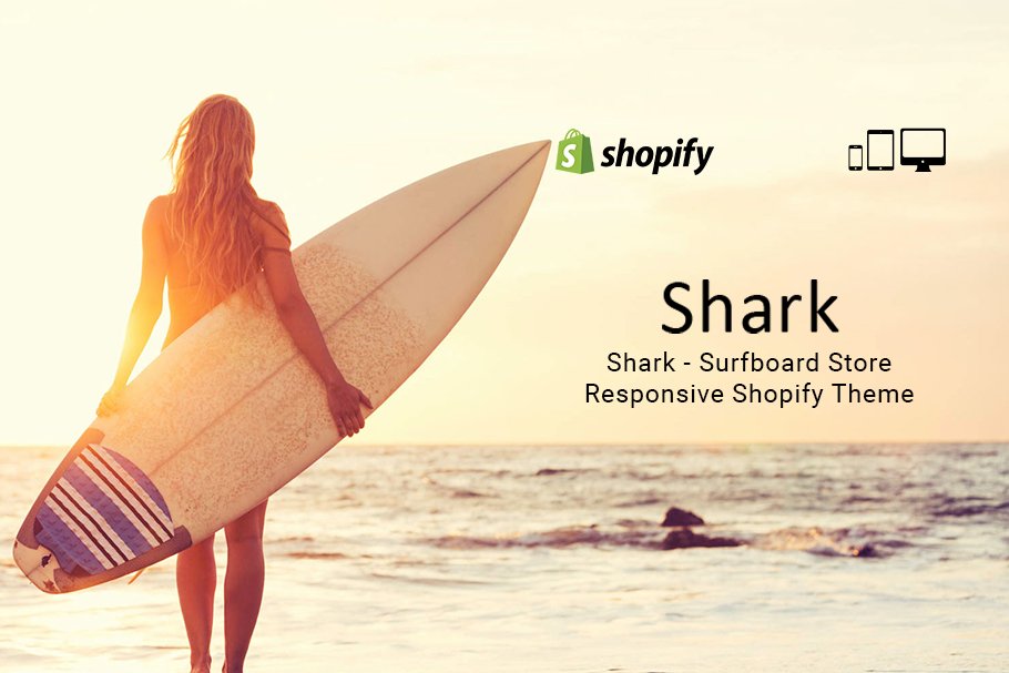 Download Shark Surfboard Store Shopify Theme