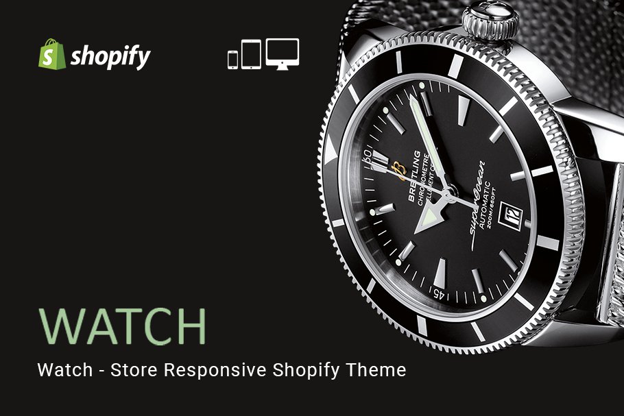 Download Watch Store Responsive Shopify Theme
