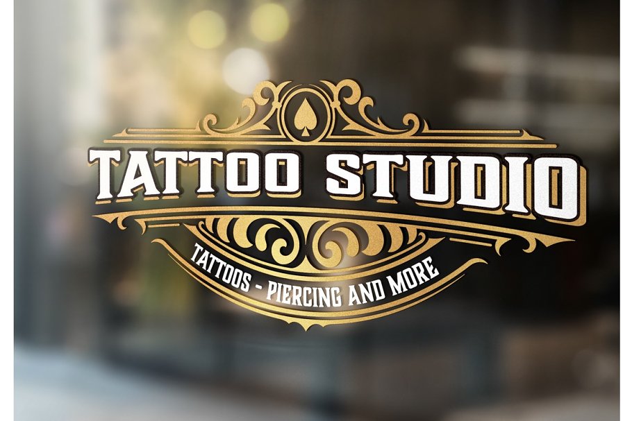 Download Tattoo logo template