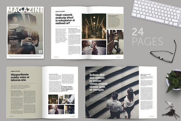 Download Corporate magazine design template
